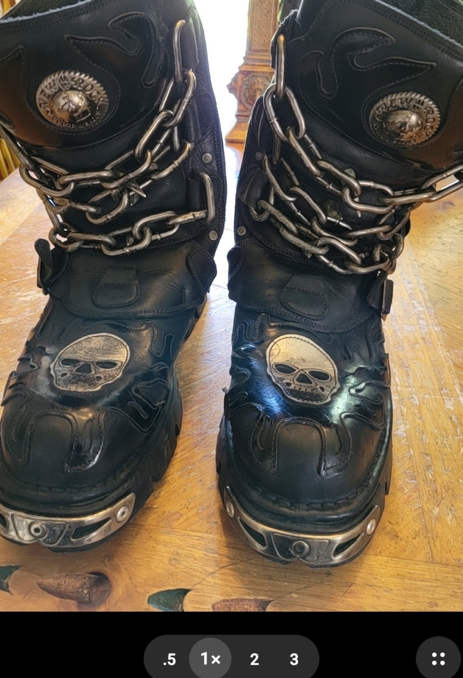 NEW ROCK Reactor Classic BOOTS,Good Condition SIZE 12..As Is